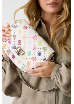 Guess EMELIE malá crossbody kabelka viacfarebná