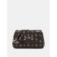 Guess Silia 4G crossbody kabelka hnedá Guess Silia 4G crossbody kabelka hnedá