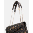 Guess Silia 4G crossbody kabelka hnedá Guess Silia 4G crossbody kabelka hnedá