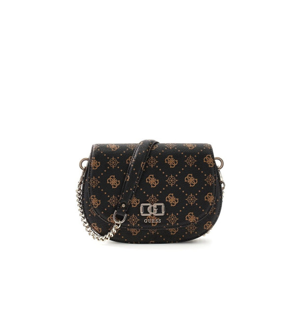 Guess elegantná crossbody kabelka hnedá Guess elegantná crossbody kabelka hnedá