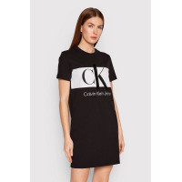 Calvin Klein Jeans krátke šaty čierne