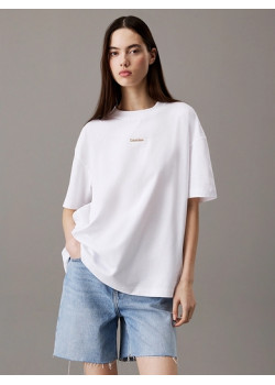 Calvin Klein Jeans dámske Boyfriend tričko biele