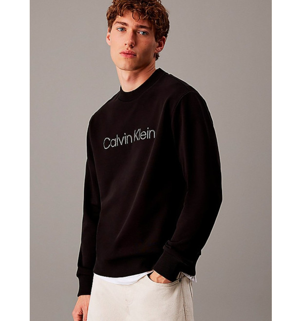 Calvin Klein pánska bavlnená mikina čierna Calvin Klein pánska bavlnená mikina čierna