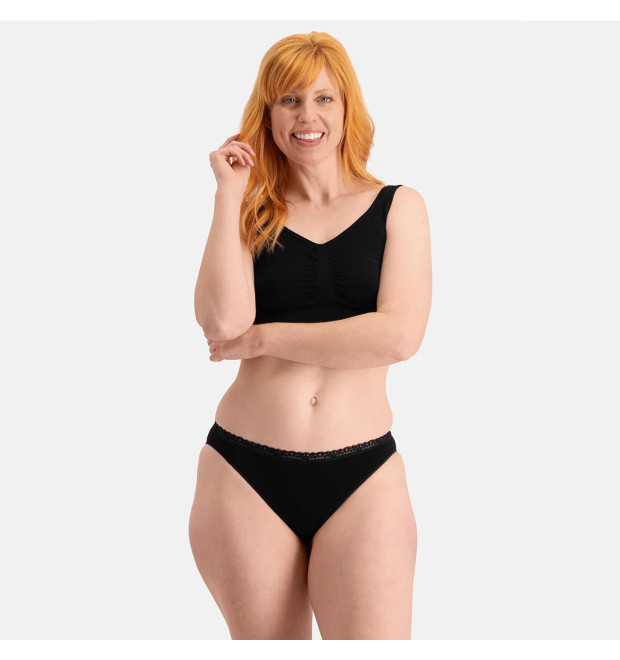 Bamboo basics nohavičky Lucy čierne 3Pack Bamboo basics nohavičky Lucy čierne 3Pack