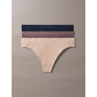 Calvin Klein tangá 3Pack hnedé