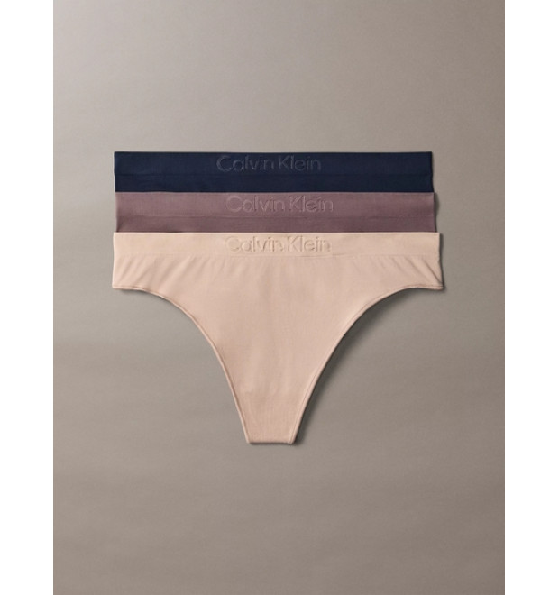 Calvin Klein tangá 3Pack hnedé