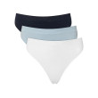 Calvin Klein tangá bezšvové  3Pack modré