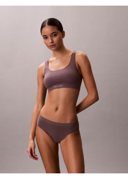 Calvin Klein nohavičky BIKINI 3Pack mix hnedá