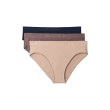 Calvin Klein nohavičky BIKINI 3Pack mix hnedá Calvin Klein nohavičky BIKINI 3Pack mix hnedá