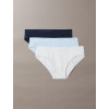 Calvin Klein nohavičky BIKINI 3Pack modré