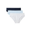 Calvin Klein nohavičky BIKINI 3Pack modré