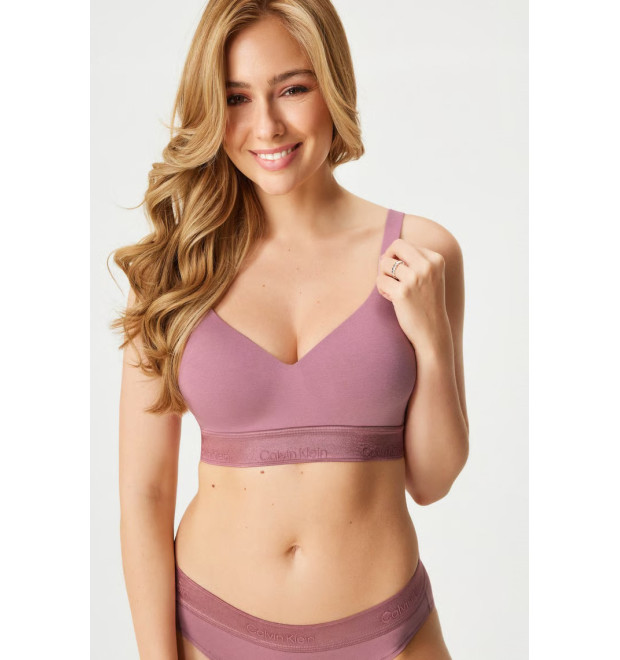 Calvin Klein Push-Up Bralette ružová Calvin Klein Push-Up Bralette ružová