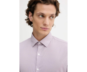 Calvin Klein košeľa slim fit s talianskym golierom ružová Calvin Klein košeľa slim fit s talianskym golierom ružová