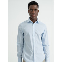 Calvin klein bavlnená košeľa regular fit pastelovo modrá Calvin klein bavlnená košeľa regular fit pastelovo modrá
