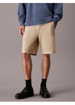 Calvin Klein Jeans pánske chino krátke nohavice hnedé