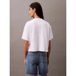 Calvin Klein dámske Cropped tričko s kvetinovou potlačou biele