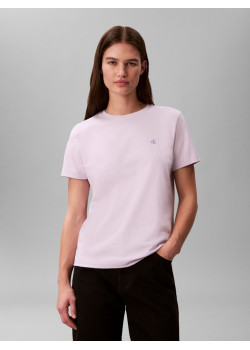Calvin Klein Jeans bavlnené tenšie tričko ružové
