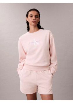 Calvin Klein Jeans French Terry dámska mikina ružová