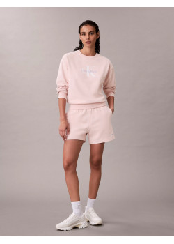 Calvin Klein Jeans French Terry dámska mikina ružová