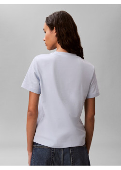 Calvin Klein tričko Monogram Logo modré
