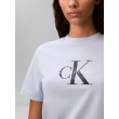 Calvin Klein tričko Monogram Logo modré