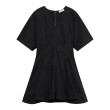 Calvin Klein šaty Poplin Mini čierne