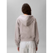 Calvin Klein cropped mikina na zips sivá Calvin Klein cropped mikina na zips sivá