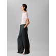 Calvin Klein Jeans široké ľanové nohavice modré Calvin Klein Jeans široké ľanové nohavice modré