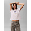 Calvin Klein tričko Graphic Logo rozostrené biele