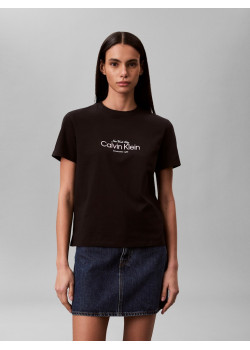 Calvin Klein tričko NYC Logo čierne