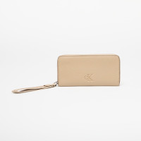 Calvin Klein Jeans unisex peňaženka na zips s pútkom na zápästie béžová Calvin Klein Jeans unisex peňaženka na zips s pútkom na zápästie béžová