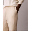 Calvin Klein pánske nohavice so sťahovaním v páse biele Calvin Klein pánske nohavice so sťahovaním v páse biele