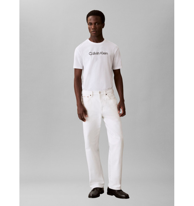 Calvin Klein pánske tričko Reg biele Calvin Klein pánske tričko Reg biele