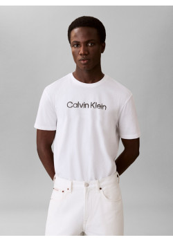 Calvin Klein pánske tričko Reg biele