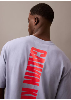 Calvin Klein Jeans pánske tričko s grafikou modré