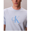 Calvin Klein Jeans bavlnené tričko s logom červené