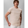 Calvin Klein tričko Monogram Logo béžové