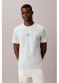 Calvin Klein tričko Monogram Logo zelené