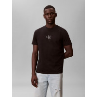 Calvin Klein tričko Monogram Logo čierne Calvin Klein tričko Monogram Logo čierne