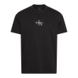 Calvin Klein tričko Monogram Logo čierne Calvin Klein tričko Monogram Logo čierne