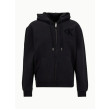Calvin Klein Jeans pánska oversized mikina na zips čierna Calvin Klein Jeans pánska oversized mikina na zips čierna