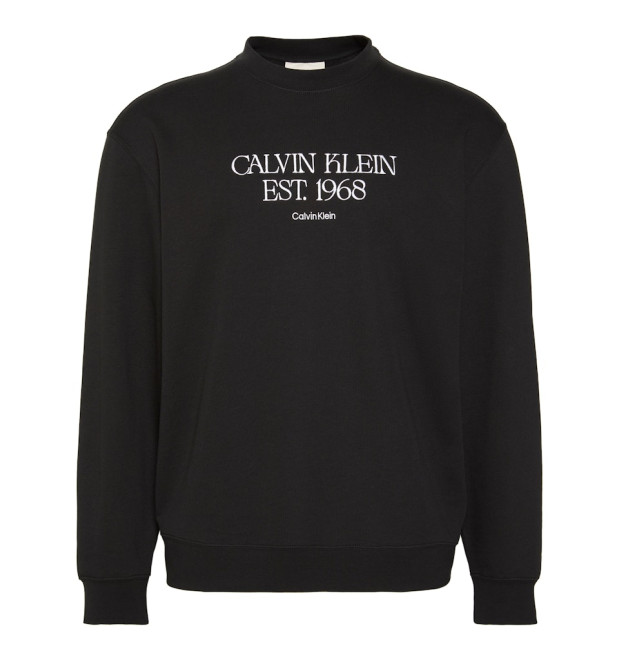 Calvin Klein Jeans pánska mikina s logom čierna Calvin Klein Jeans pánska mikina s logom čierna