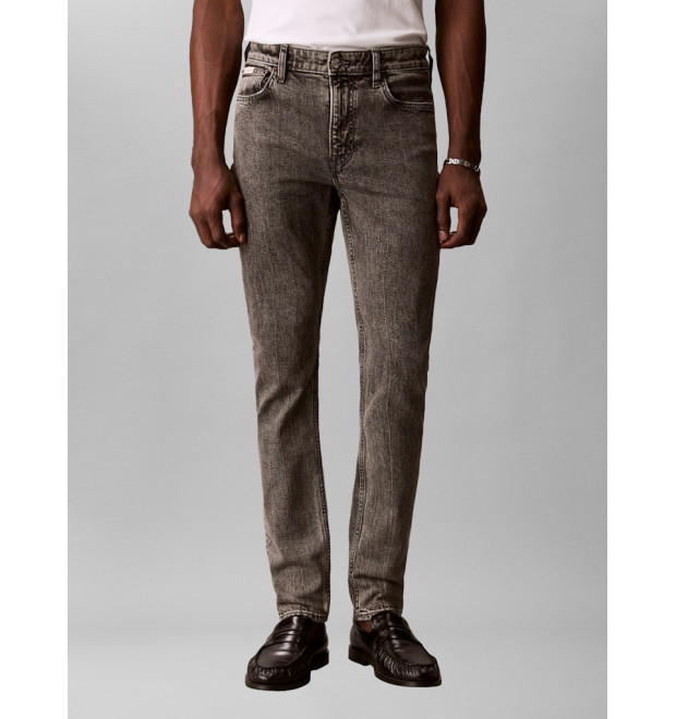 Calvin Klein pánske rifle zúžené sivé Calvin Klein pánske rifle zúžené sivé
