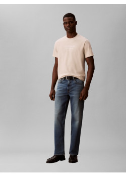 Calvin Klein Jeans tričko s potlačou béžové