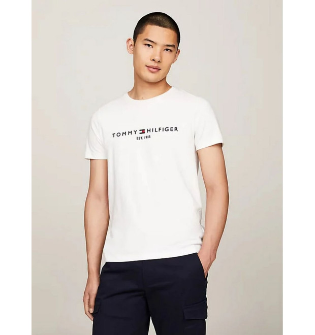 Tommy Hilfiger Core Logo Tee tričko biele