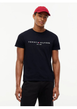 Tommy Hilfiger Core Logo Tee tričko čierne