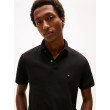 Tommy Hilfiger 1985 Slim Fit pánske polo tričko čierne Tommy Hilfiger 1985 Slim Fit pánske polo tričko čierne
