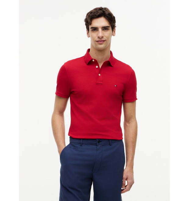 Tommy Hilfiger 1985 Collection polo tričko červené Tommy Hilfiger 1985 Collection polo tričko červené