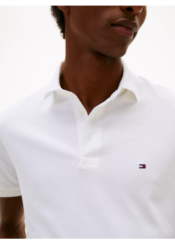 Tommy Hilfiger 1985 Slim Fit pánske polo tričko biele