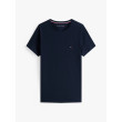 Tommy Hilfiger pánske tričko z elastickej bavlny modré Tommy Hilfiger pánske tričko z elastickej bavlny modré